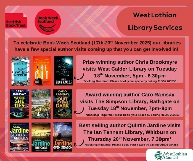 Book Week Scotland Author Visits