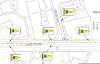 Map of suspension on Manse Road