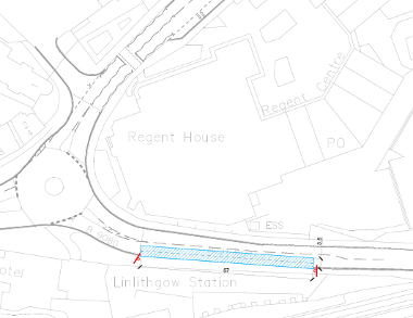 Map of suspension on High Port