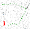 Map of closure on Stanley Drive