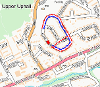 Map of closure on Glebe Avenue