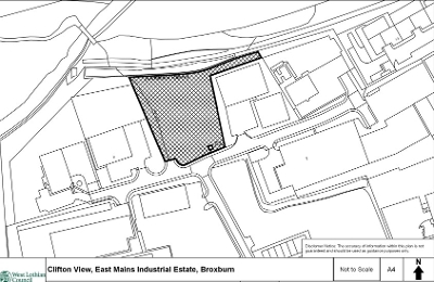 Sale of land in Broxburn Industrial Estate