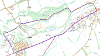 Map of closure and diversion for Cleuch Brae, West Calder