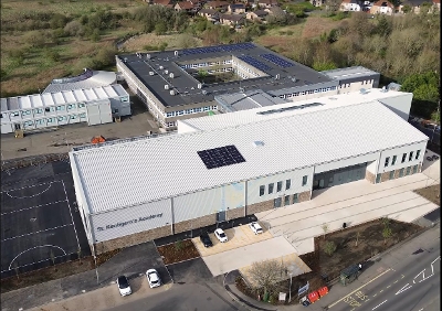Aerial pic of new St Kentigern's extension