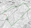 Map of closure on B7008