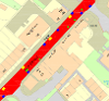 Map of East Calder Phase 3 closure