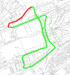 Map of closure on Howden South Road