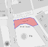 Map of closure at The Cross