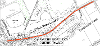 Map of parking suspension for Sheephousehill Fauldhouse