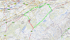 Map of closure on B7008