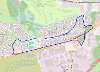 Map of closure on Leyland Road