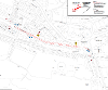 Map of roadworks on Edinburgh Road