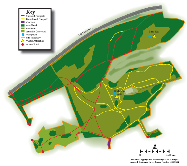 Dechmont Law map