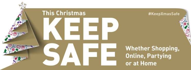 Keep Safe Banner: Link to 'Festive Safety Messages ' Keep Safe Banner